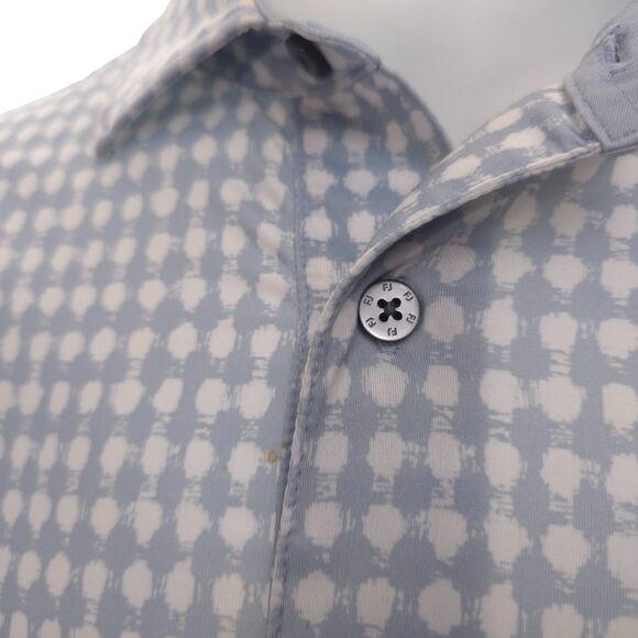 FootJoy FJ Golf Polo Shirt Men’s M Trails Golf Club Embroidered Logo - Picture 5 of 16